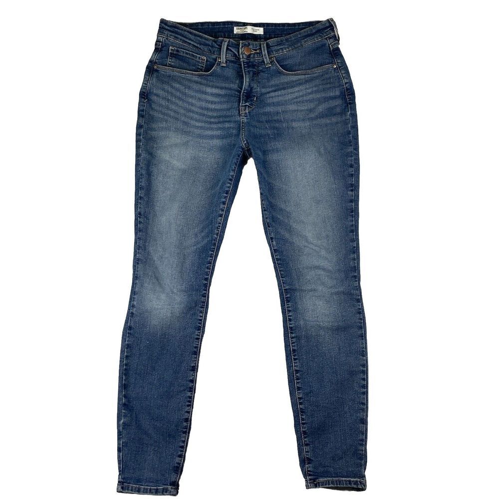 Levi's Jeans Womens Signature Skinny Medium Wash Mid Rise Jeans Size 10M (30x29)